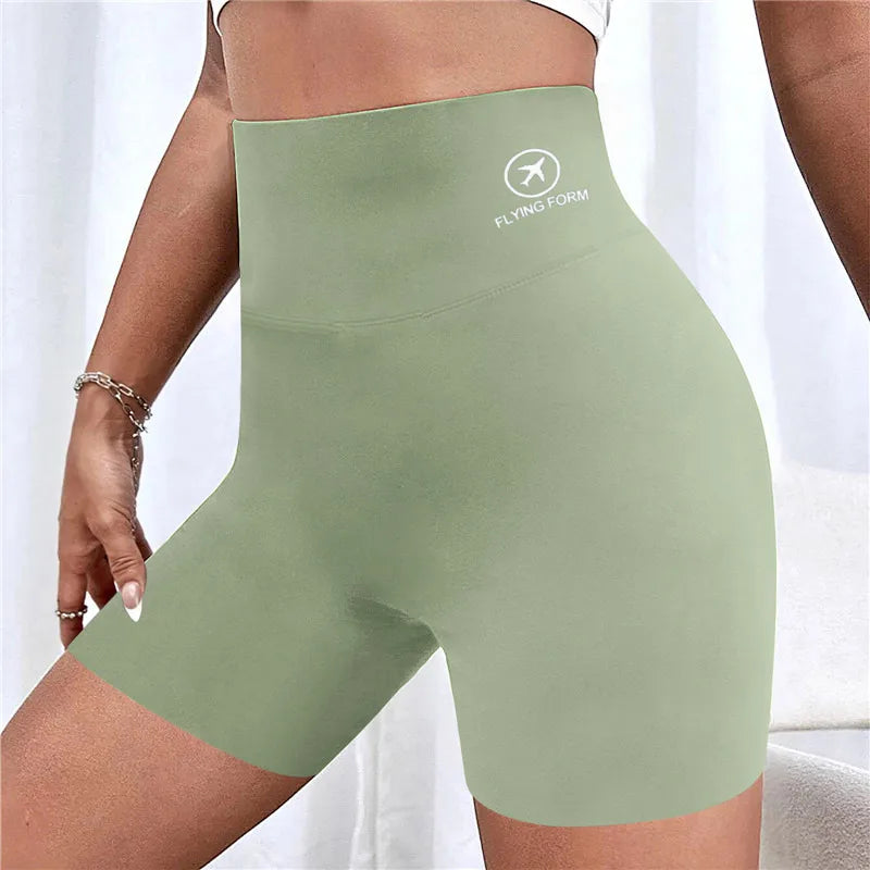 Women Yoga Sports Shorts High Waist Fitness Shorts