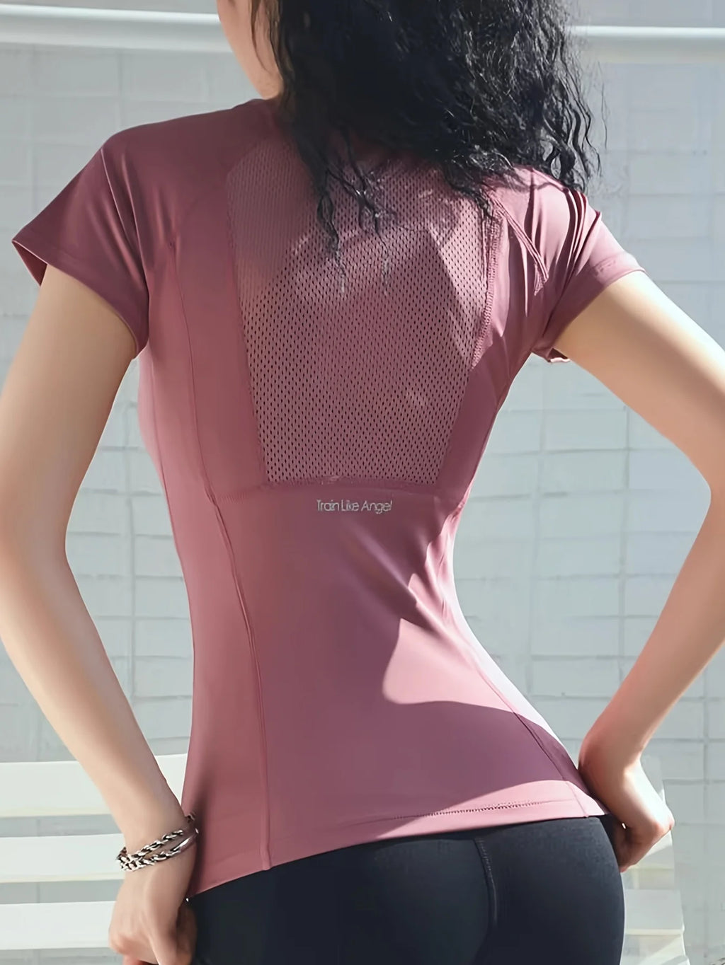 Sports T-shirt women short sleeve