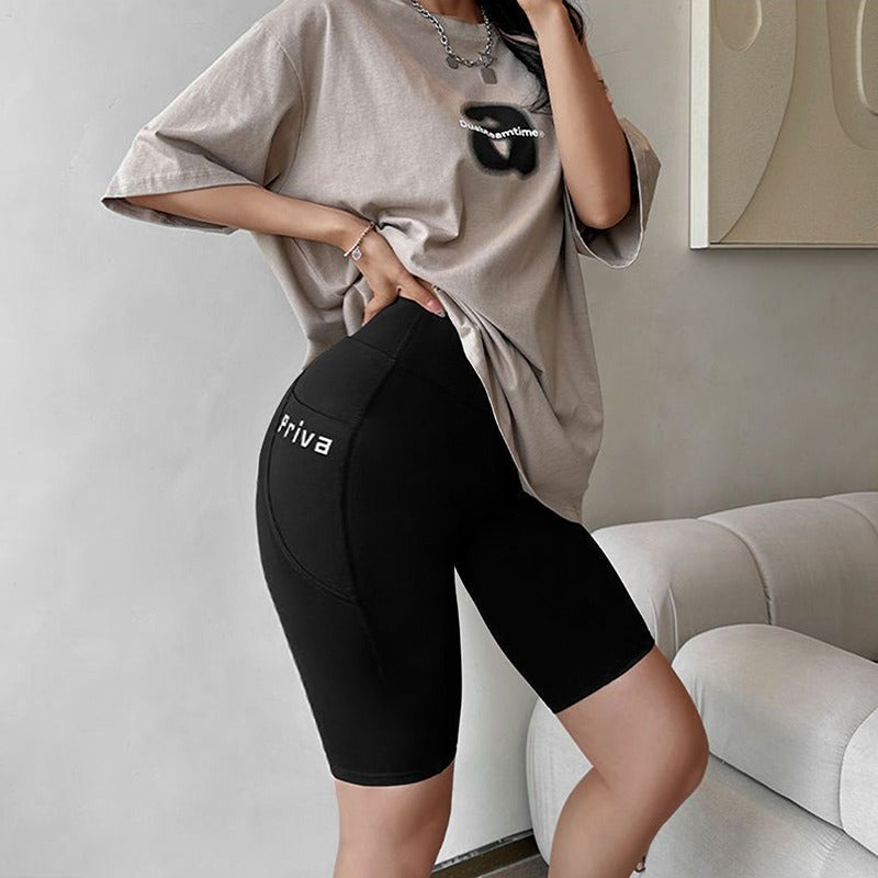 Women Yoga Sports Shorts High Waist Fitness Shorts
